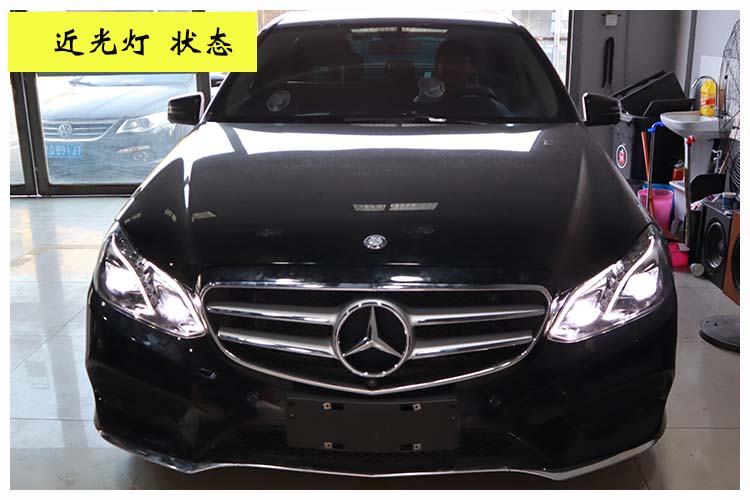 奔馳w212 奔馳E級 大燈改裝 低配改高配 全LED大燈 北京改燈