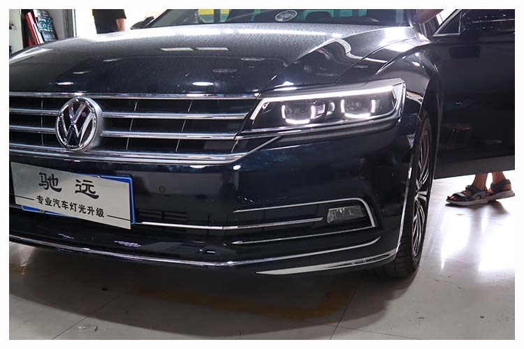 大眾輝昂 車燈改裝 低配改高配LED大燈 北京馳遠改燈