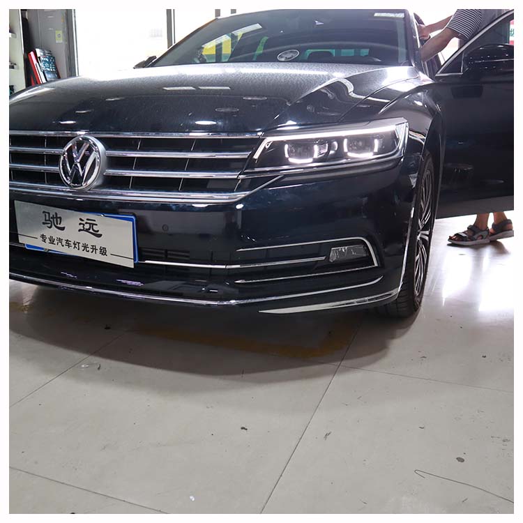 大眾輝昂 車燈改裝 低配改高配LED大燈 北京馳遠改燈