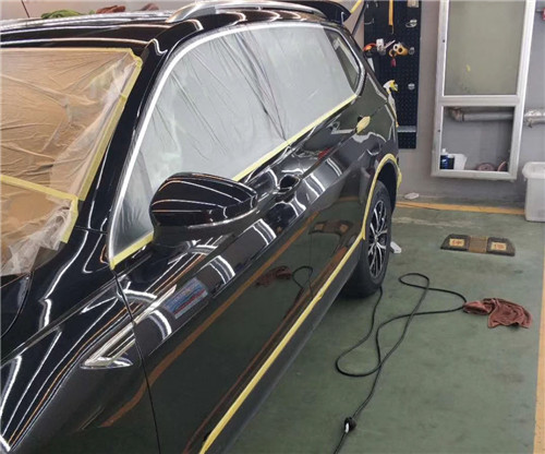 青州汽車鍍晶 途觀雙層疊加鍍晶 青州佳迅美車
