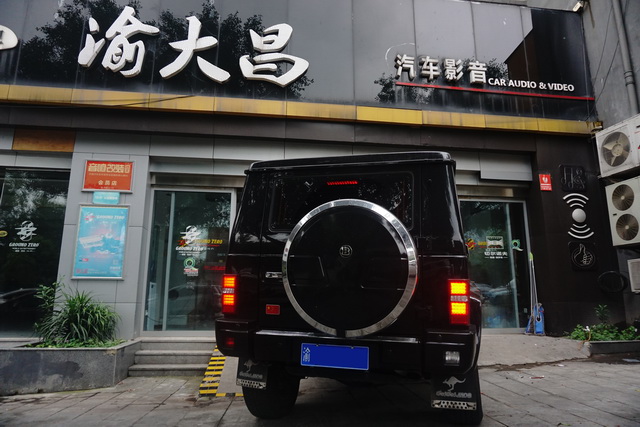 北京BJ80汽車音響改裝意大利史泰格和德國(guó)零點(diǎn) 三分頻中高音A柱倒模 重慶渝大昌