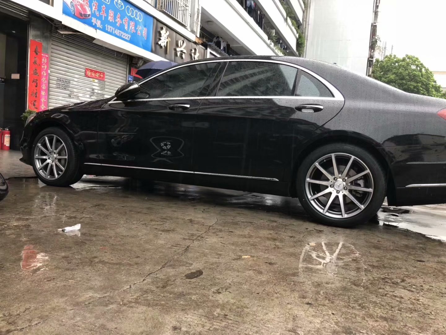 奔馳，換 正品 原廠鍛造 ? 米其林 完工！ ????