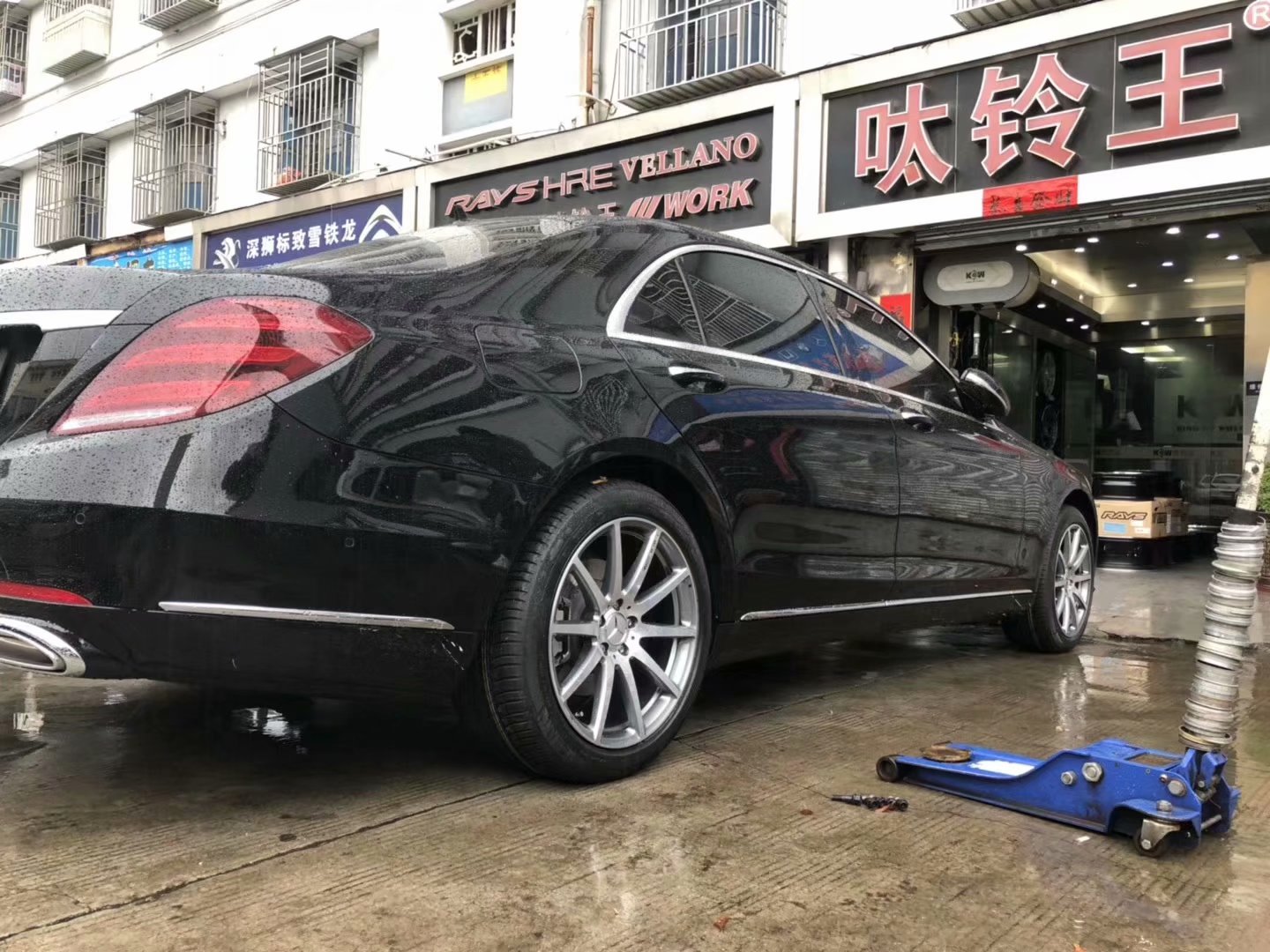 奔馳，換 正品 原廠鍛造 ? 米其林 完工！ ????