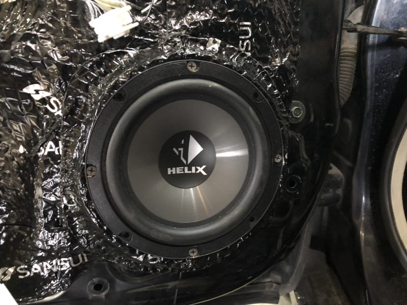 汕頭星悅汽車音響改裝日產(chǎn)天籟改裝德國喜力士L62C入門級別套餐升級山水隔音降噪
