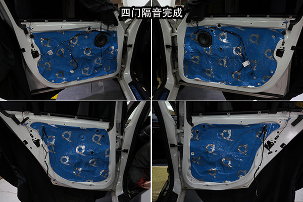 寶馬118拆儀表臺防火墻全車安博士藍(lán)鉆汽車隔音 重慶渝大昌改裝