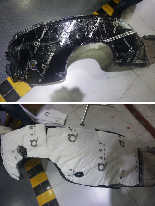 現(xiàn)代新勝達汽車音響改裝意大利史泰格和全車安博士隔音 重慶渝大昌