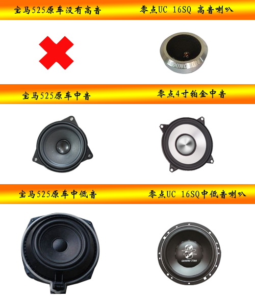 重慶汽車音響改裝哪家好？重慶渝大昌改裝寶馬5系525德國零點三分頻汽車音響