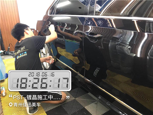 青州汽車鍍晶 帕薩特改裝漆面鍍晶 青州佳迅美車