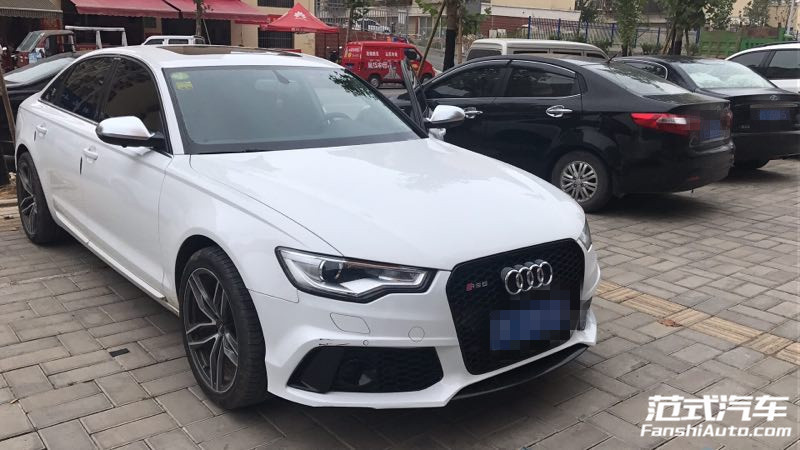 【雪白色】奧迪A6L 2.0T 刷ecu動力升級 范式汽車輸入綠色能量！
