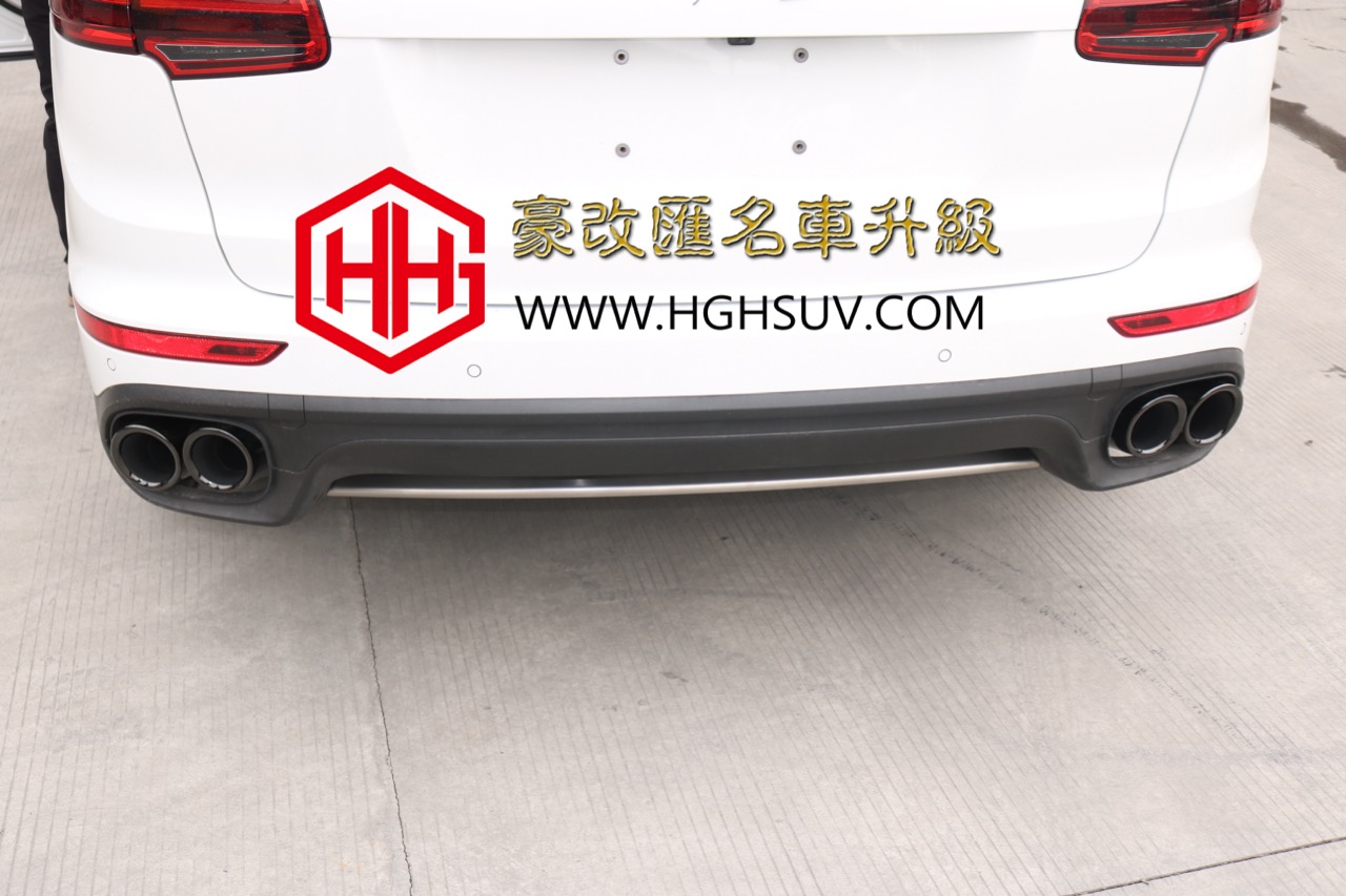 11-18保時(shí)捷卡宴GTS尾喉 卡宴四出運(yùn)動尾喉黑鈦尾喉