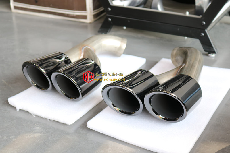 11-18保時(shí)捷卡宴GTS尾喉 卡宴四出運(yùn)動尾喉黑鈦尾喉