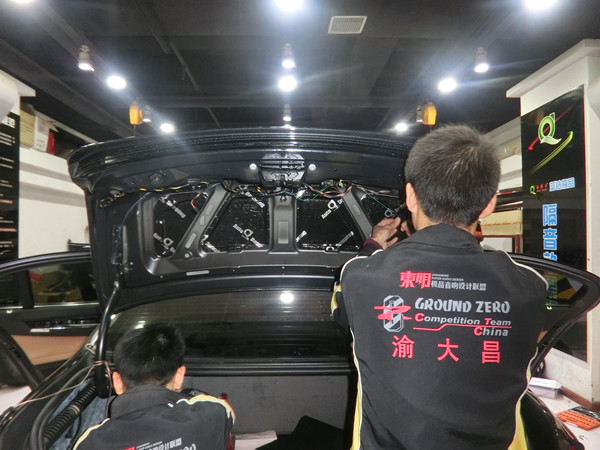 馬740汽車音響改裝意大利史泰格和德國零點+全車隔音 重慶渝大昌