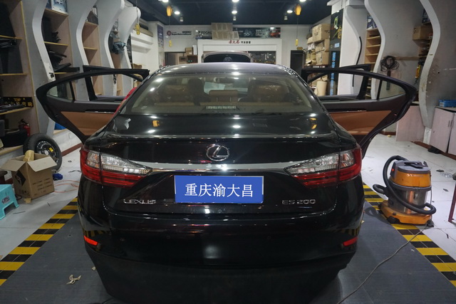 雷克薩斯ES200汽車音響改裝德國零點和意大利史泰格 重慶渝大昌