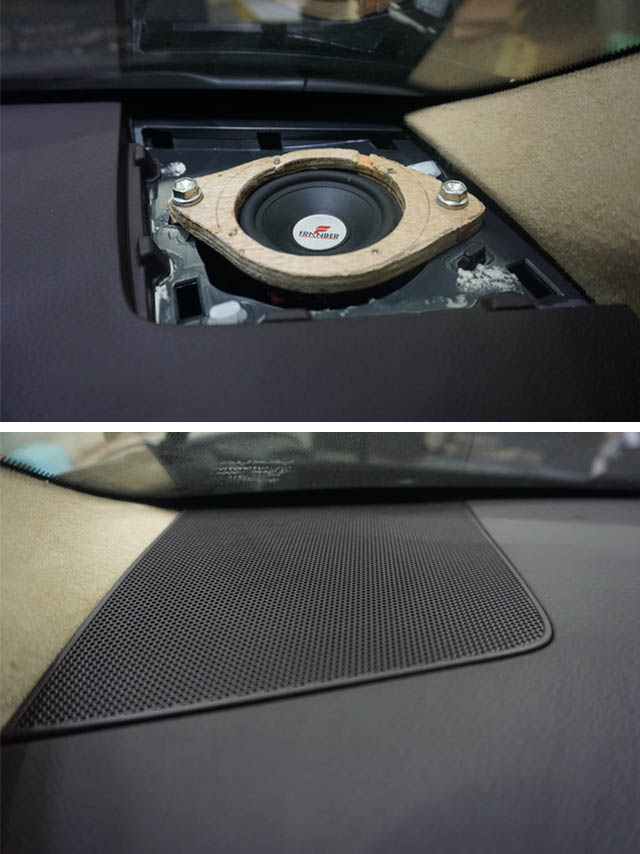 雷克薩斯ES200汽車音響改裝德國零點和意大利史泰格 重慶渝大昌