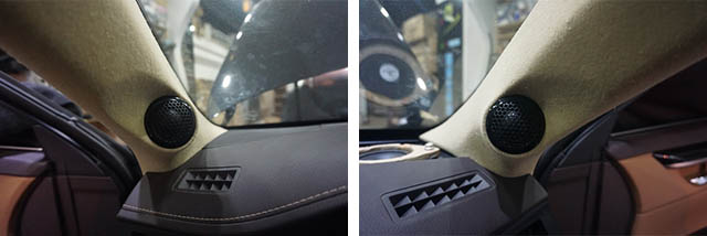 雷克薩斯ES200汽車音響改裝德國零點和意大利史泰格 重慶渝大昌