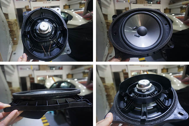 雷克薩斯ES200汽車音響改裝德國零點和意大利史泰格 重慶渝大昌