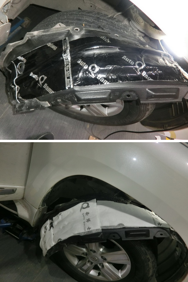 豐田蘭德酷路澤汽車(chē)音響改裝意大利史泰格和全車(chē)安博士隔音 重慶渝大昌