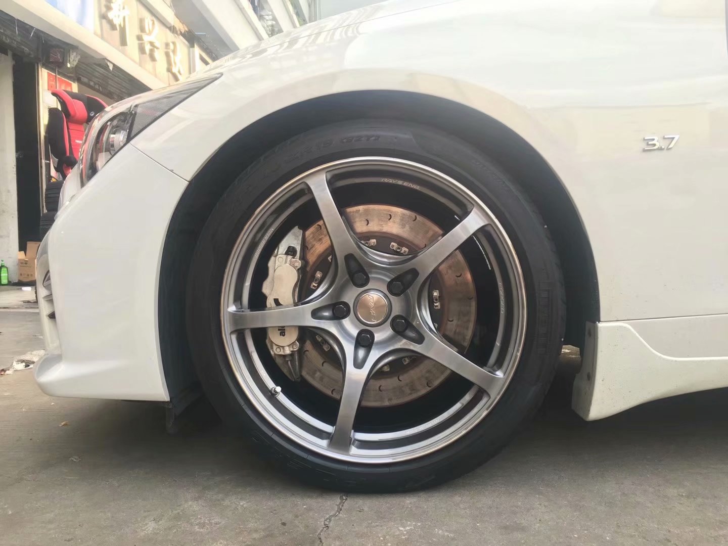 英菲尼迪，換全新 RAYS G50 完工！