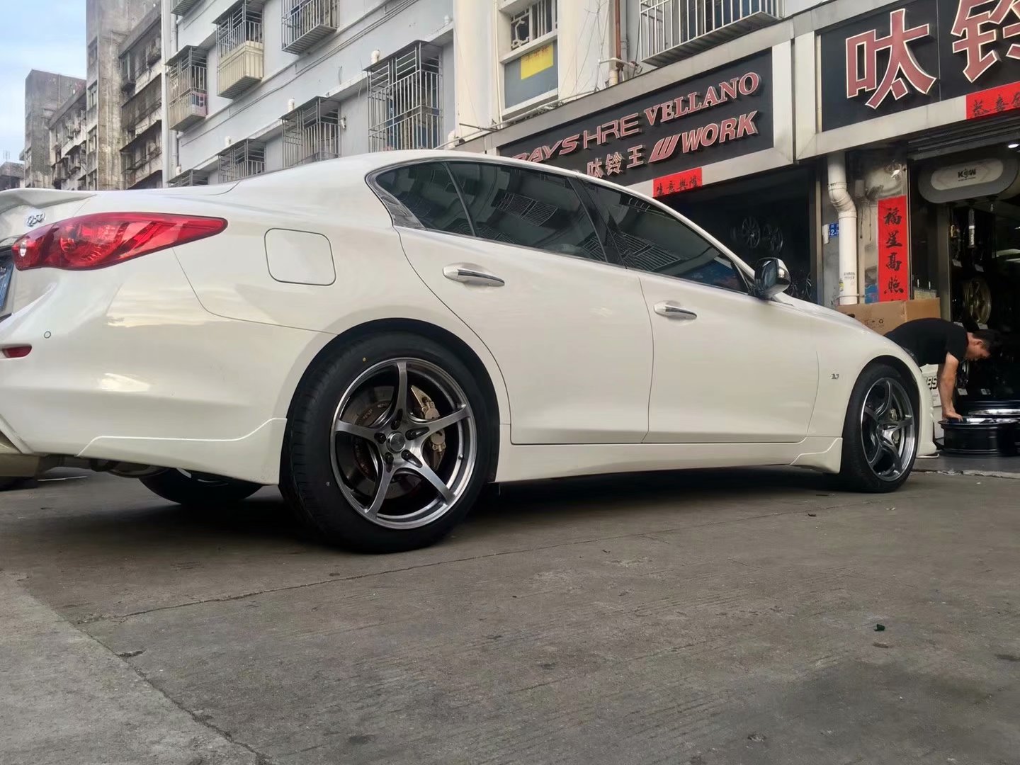 英菲尼迪，換全新 RAYS G50 完工！