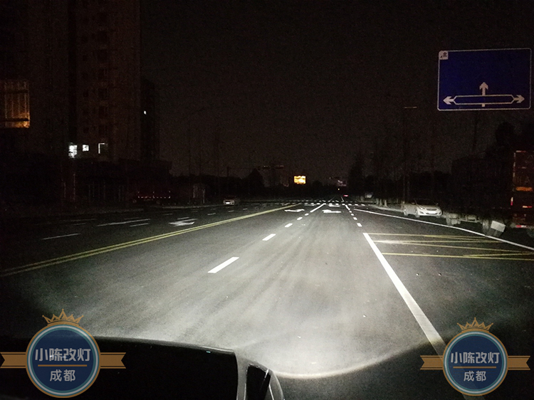 成都改車燈大眾朗逸車燈升級(jí)阿帕雷霆套裝