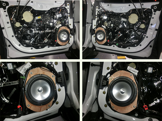 Jeep自由光汽車音響改裝德國(guó)零點(diǎn)喇叭 愛威DSP6功放 重慶渝大昌