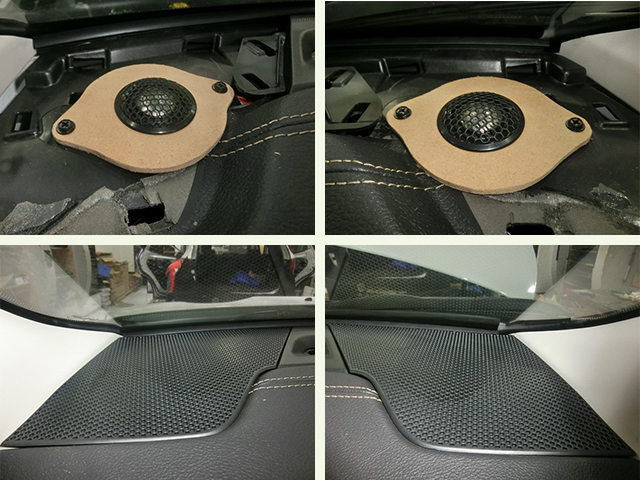 Jeep自由光汽車音響改裝德國(guó)零點(diǎn)喇叭 愛威DSP6功放 重慶渝大昌