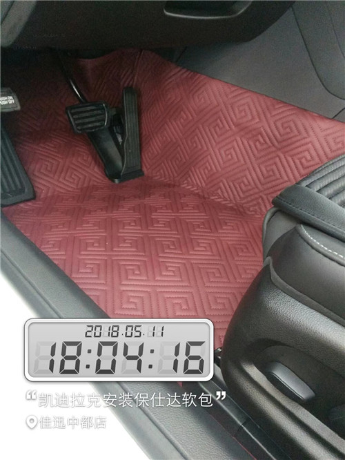 青州汽車改裝 凱迪拉克安裝保仕達(dá)軟包 青州佳迅美車