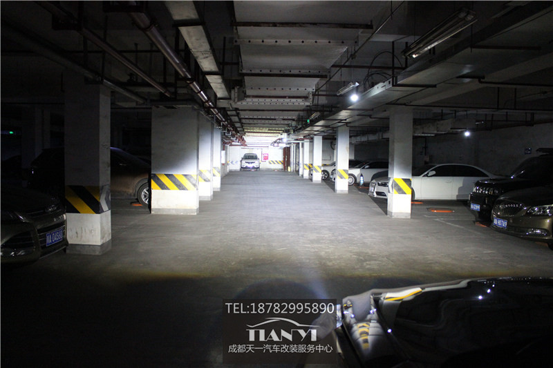 成都凱迪拉克XT5改燈米石M2 LED大燈雙光透鏡改裝天一車燈