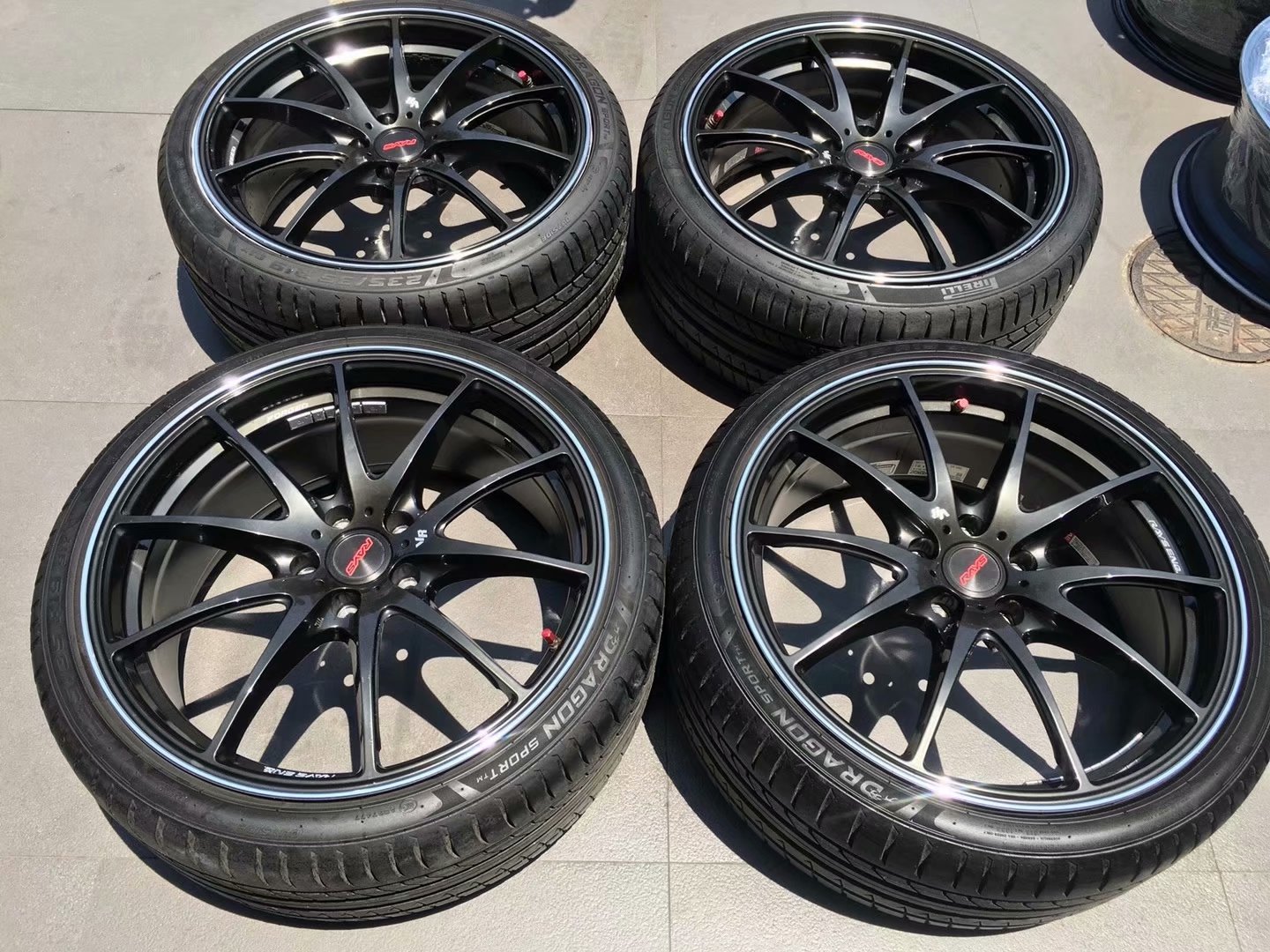 日本 RAYS G25 正品 鍛造 拆下一套，