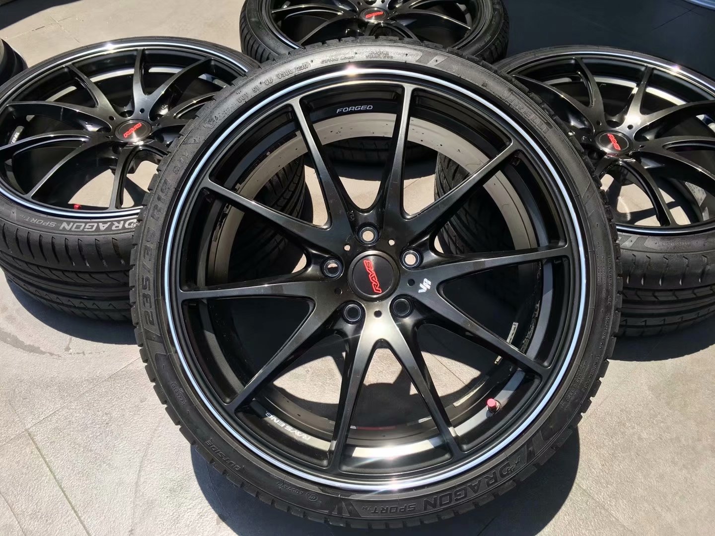 日本 RAYS G25 正品 鍛造 拆下一套，