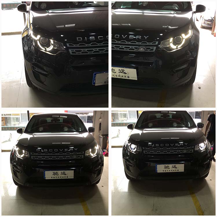 路虎發(fā)現(xiàn)神行S版 改 高配大燈 屌絲逆襲高富帥 氙氣燈 北京改燈