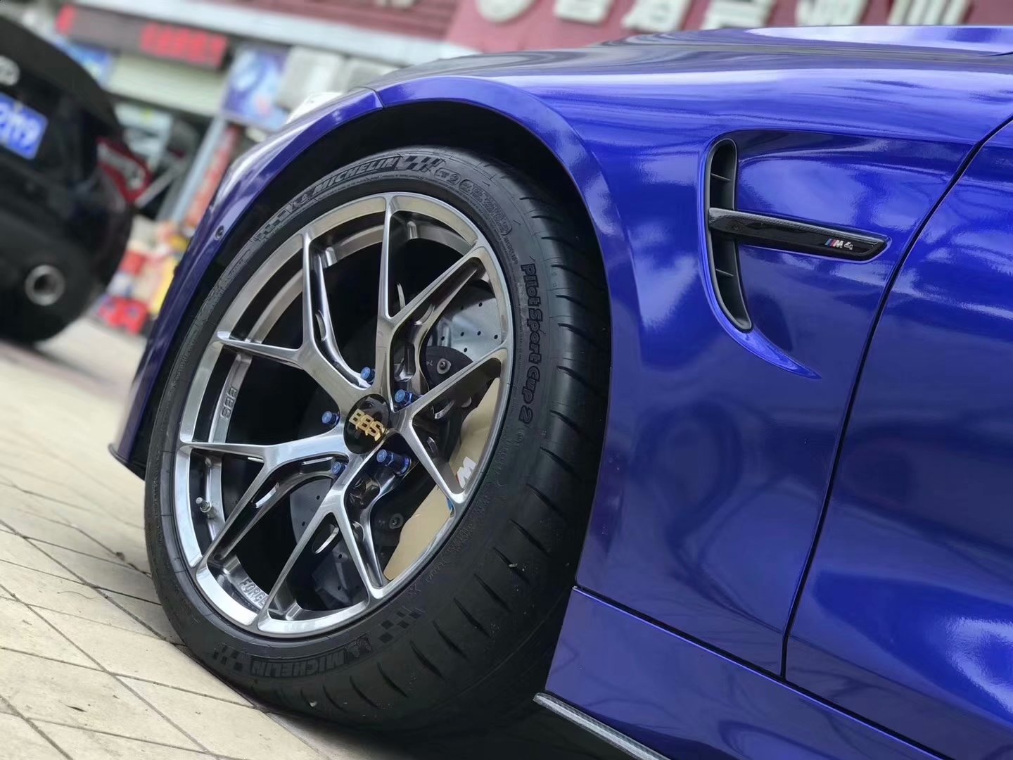 日本 鍛造 BBS FI-R 6000A 航空材質，頂級鏤空輪轂 寶馬M2 / M3 / M4