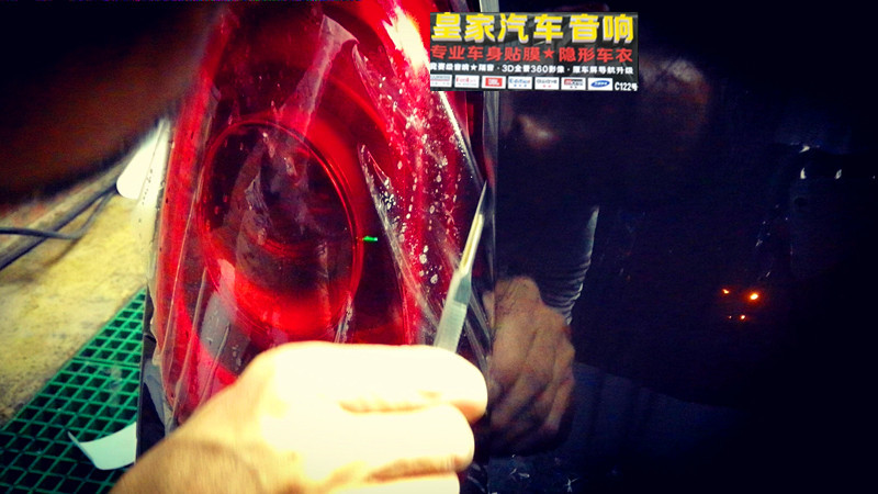 MINI cooper s 隱形車衣貼操作案例——郴州市皇家音響