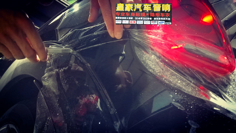 MINI cooper s 隱形車衣貼操作案例——郴州市皇家音響