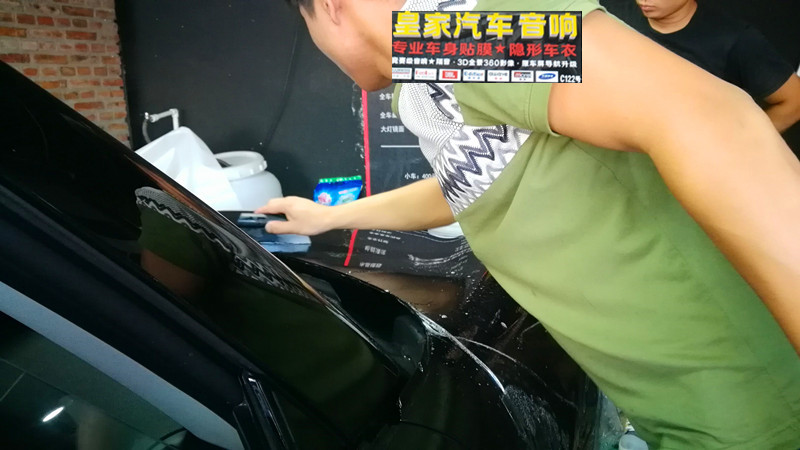 MINI cooper s 隱形車衣貼操作案例——郴州市皇家音響