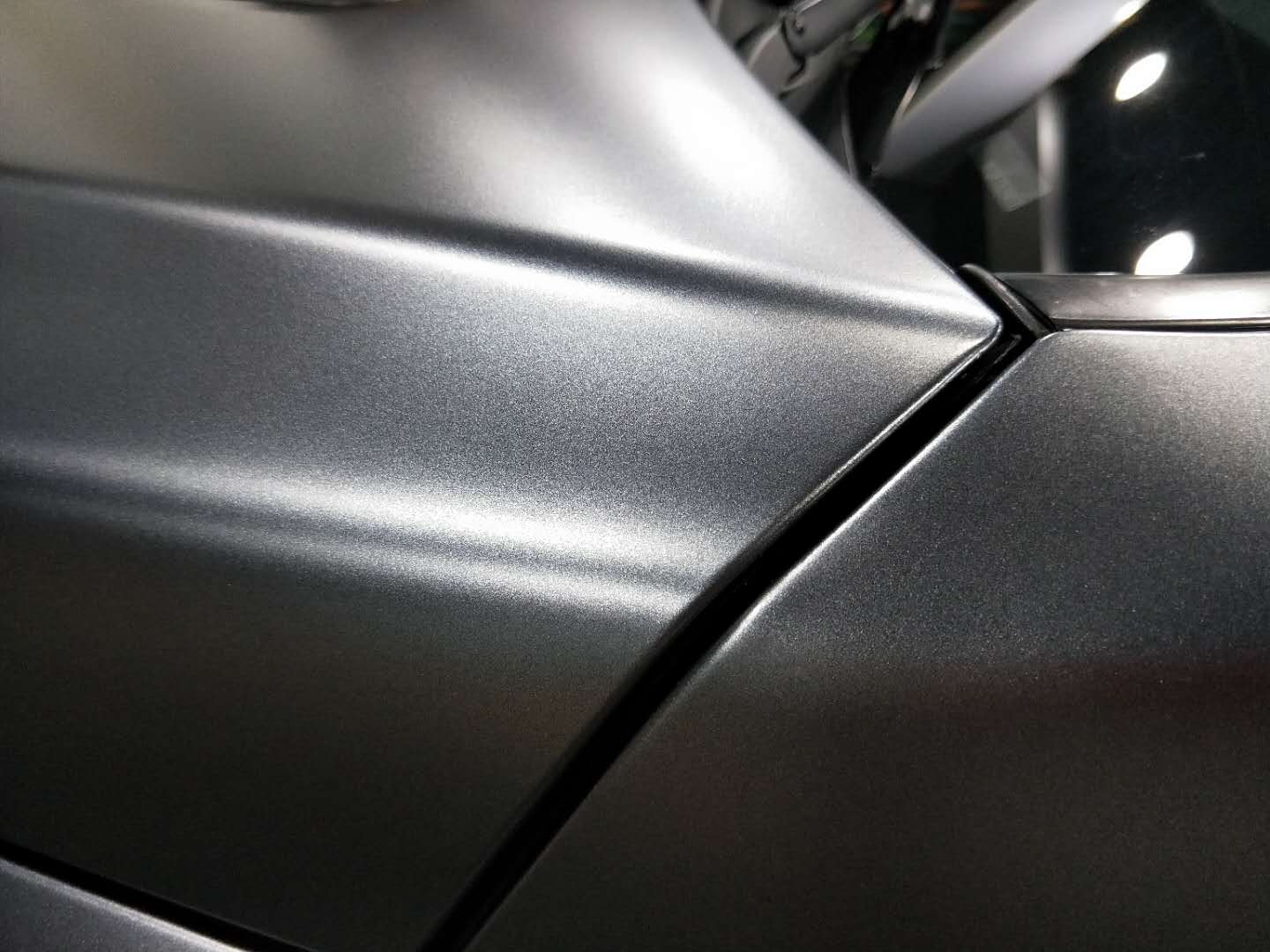 成都靚車會青羊店奔馳GL500電光太空灰改色貼膜