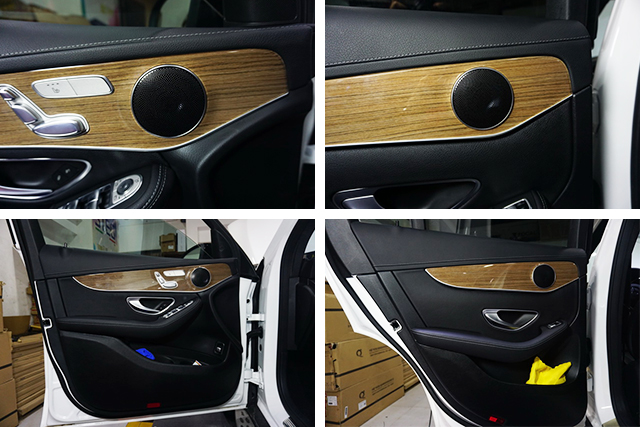 奔馳GLC260汽車音響改裝意大利史泰格奔馳專車專用三分頻喇叭-重慶渝大昌