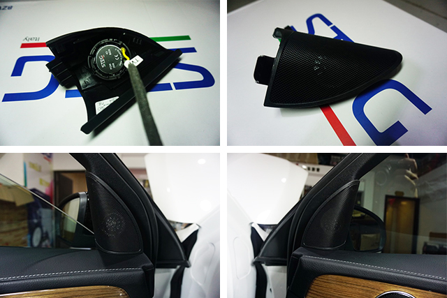 奔馳GLC260汽車音響改裝意大利史泰格奔馳專車專用三分頻喇叭-重慶渝大昌