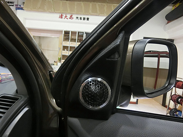 沃爾沃XC90汽車音響改裝意大利史泰格RE650C三分頻喇叭 重慶渝大昌