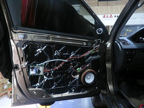 沃爾沃XC90汽車音響改裝意大利史泰格RE650C三分頻喇叭 重慶渝大昌