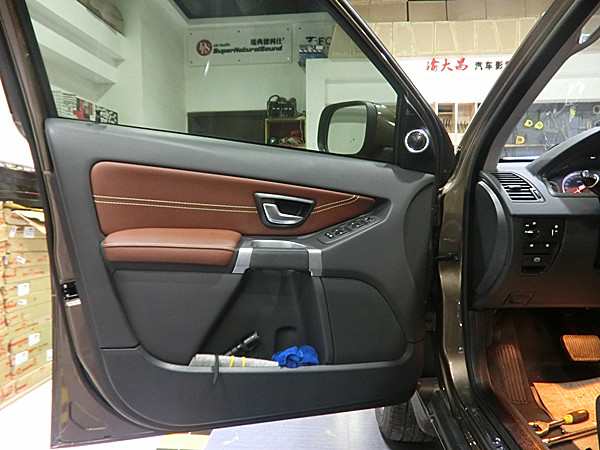 沃爾沃XC90汽車音響改裝意大利史泰格RE650C三分頻喇叭 重慶渝大昌