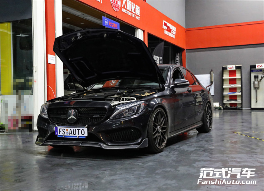 【黑俠】奔馳C200 2.0T 刷ecu動(dòng)力升級(jí) 范式汽車帶來(lái)的力量感爆棚！