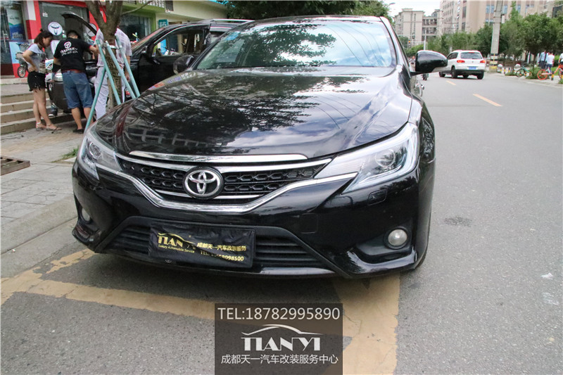 成都新銳志改車燈米石M2第二代LED大燈雙光透鏡改裝黑科技