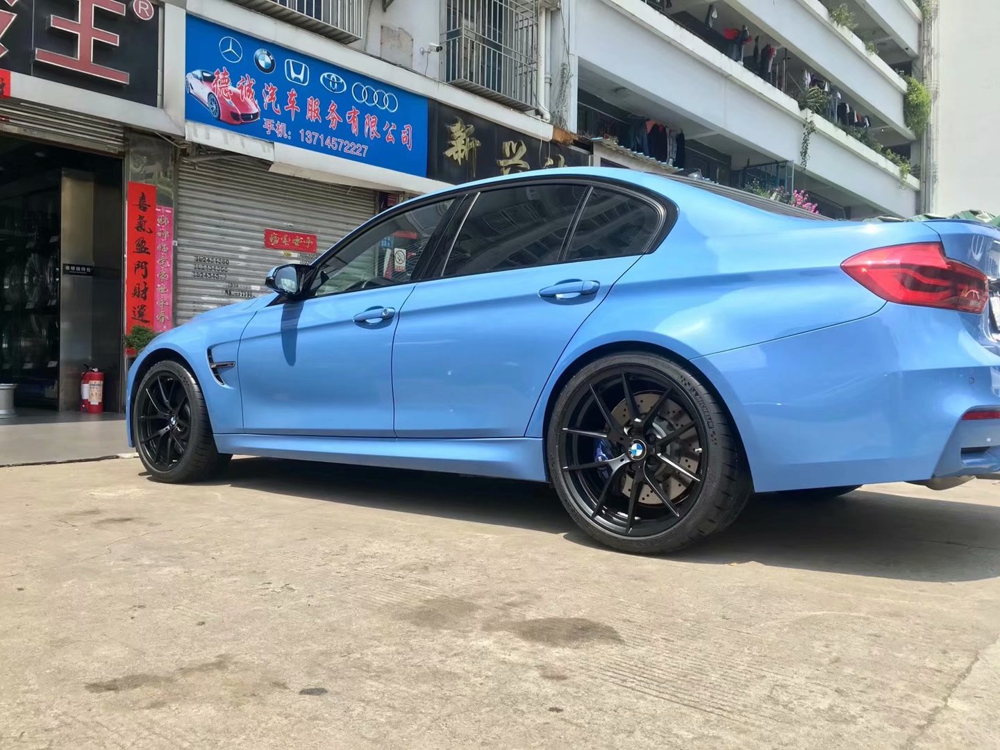 寶馬，換原裝M4CS版 前 19 后 20寸完工！