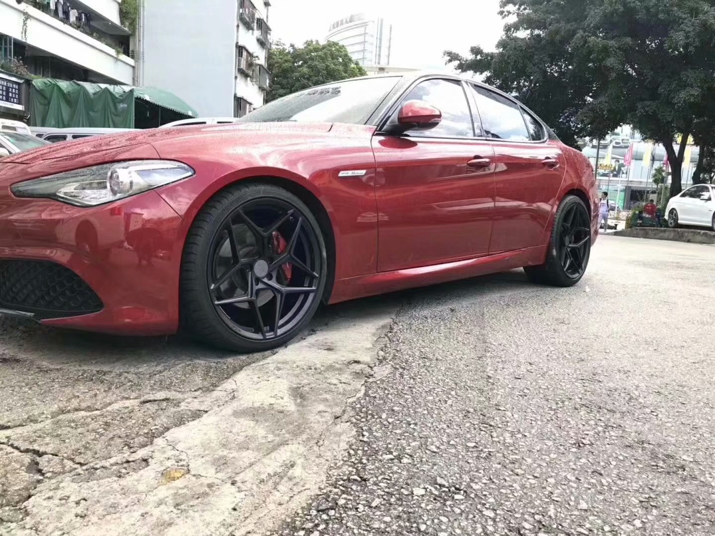 羅密歐，換 私人定制鍛造 20寸 完工