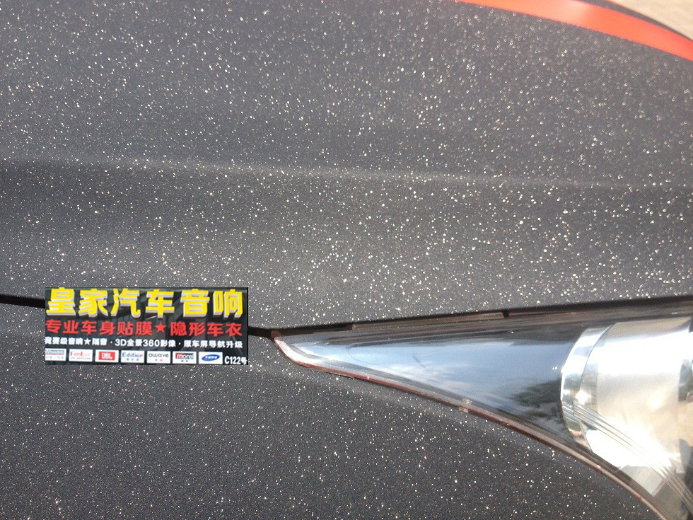 克魯茲 全車閃光黑 紅色拉杠——郴州市皇家音響