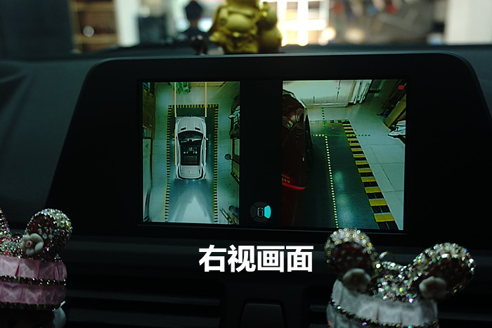 18款寶馬118安裝道可視360度全景倒車行車記錄儀_重慶渝大昌音響