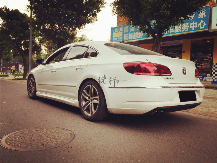 成都銳行大眾CC改裝R-Line包圍艾巴赫短彈簧
