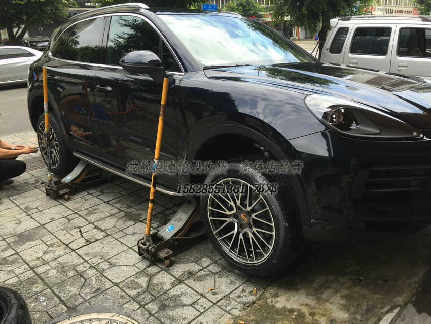 保時捷卡宴升級20寸迪威特定制鍛造輪轂 裝車 現(xiàn)貨供應