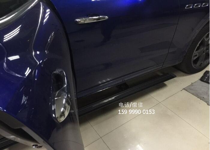 瑪莎拉蒂Levante萊萬特加裝電動踏板，這真是個兩全齊美的事情